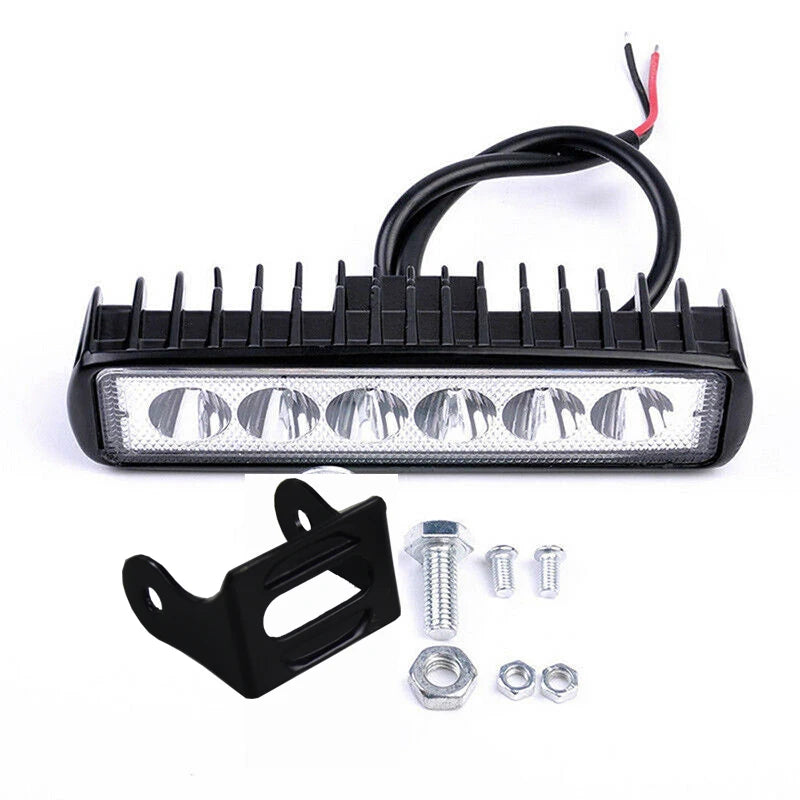 Auxtings 1-10PCS LED Work Light 18W 42W 48W Spot 12V 24V For Motorcycle Truck Boat Tractor Trailer Offroad Led Working Light
