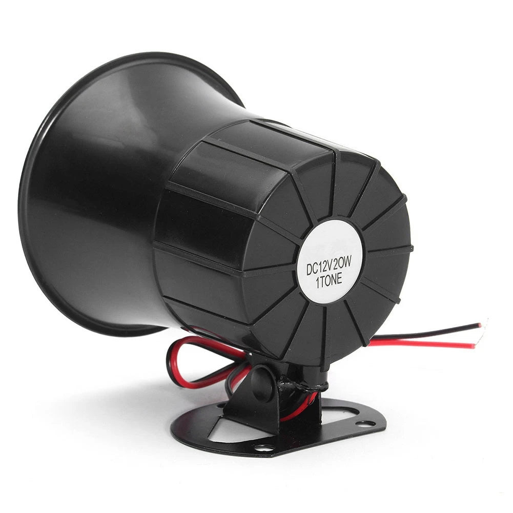 12V 20W Car Truck RV Air Electric Siren Horn Speaker Van PA Loud Sound
